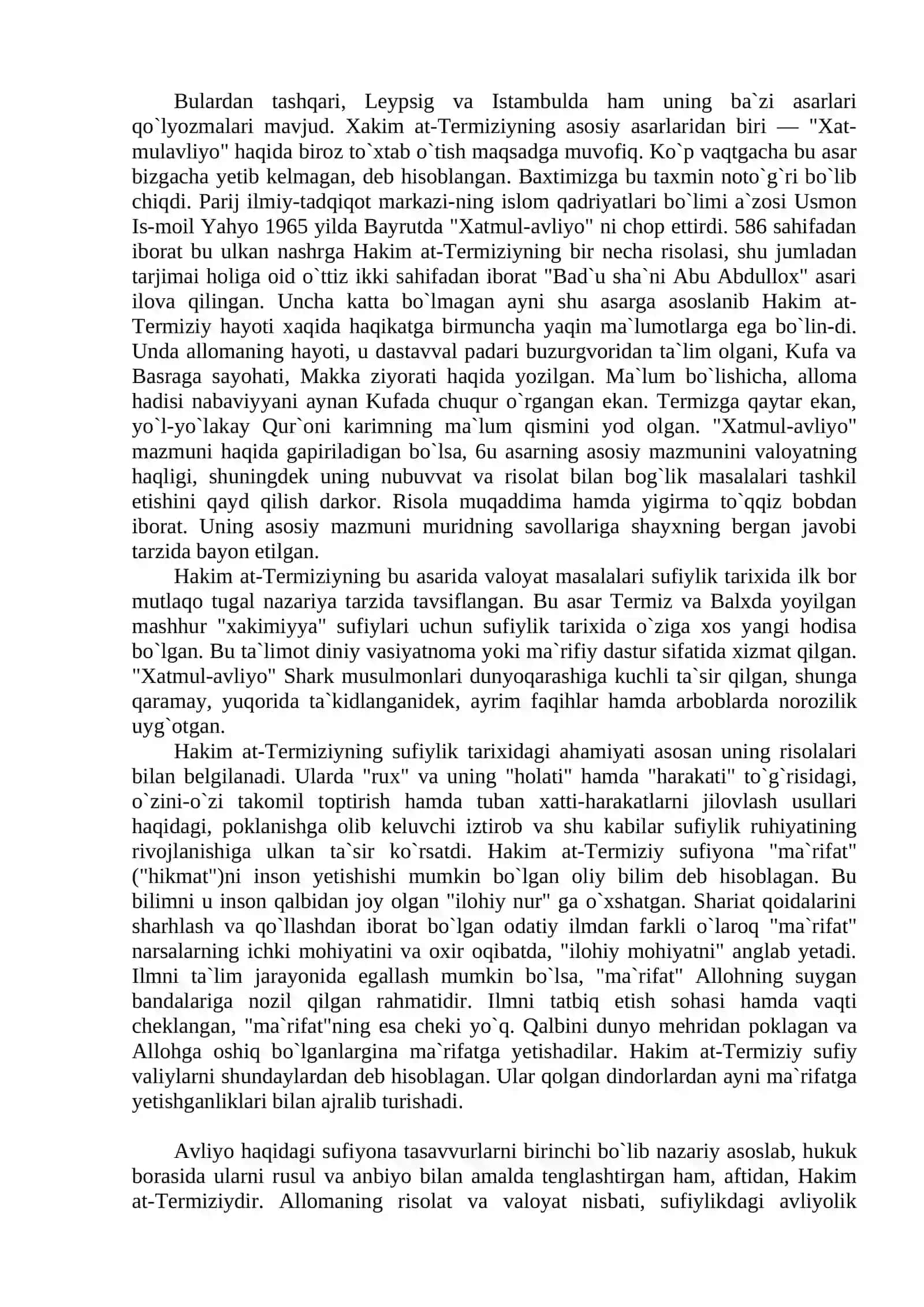 Al-Hakim at-Termiziy hayoti va ijodi 4