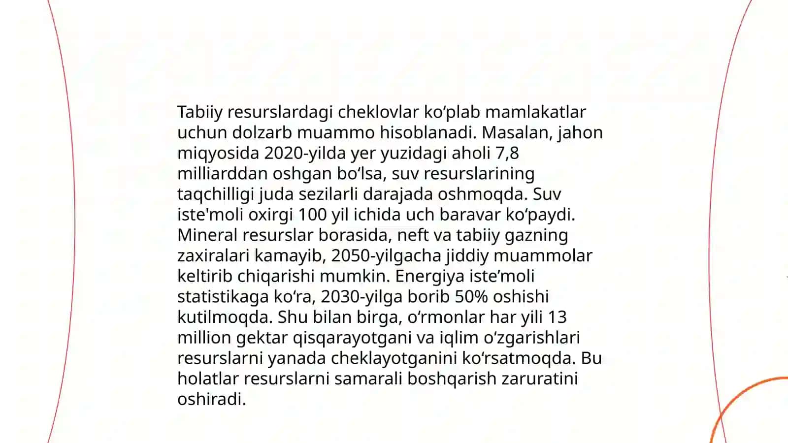 Cheklovchi omillar 4