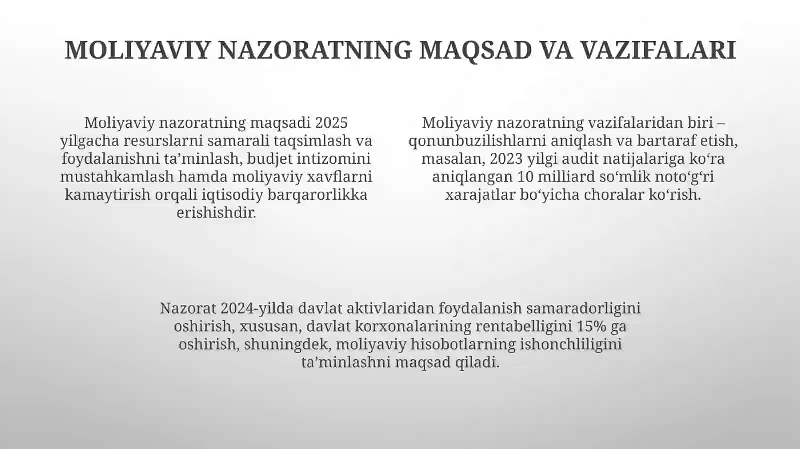 Moliyaviy nazoratning fundamental asoslari 4
