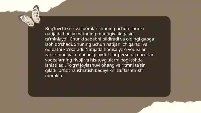 Badiiy matn qismlarini bogʻlovchi vositalar 4