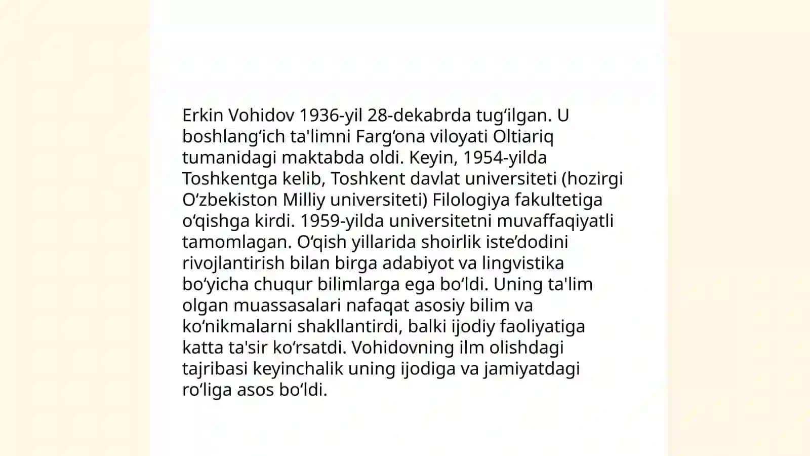Erkin Vohidov hayoti va ijodi 4