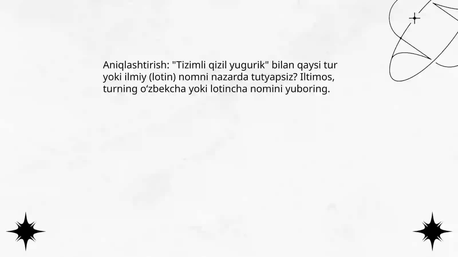 Tizimli qizil yugurik 4