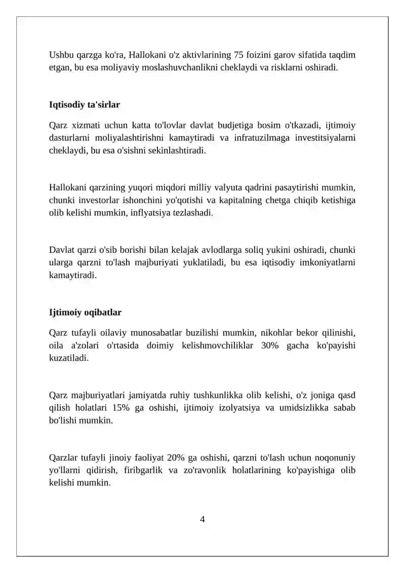 Hallokani qarzi haqida 4