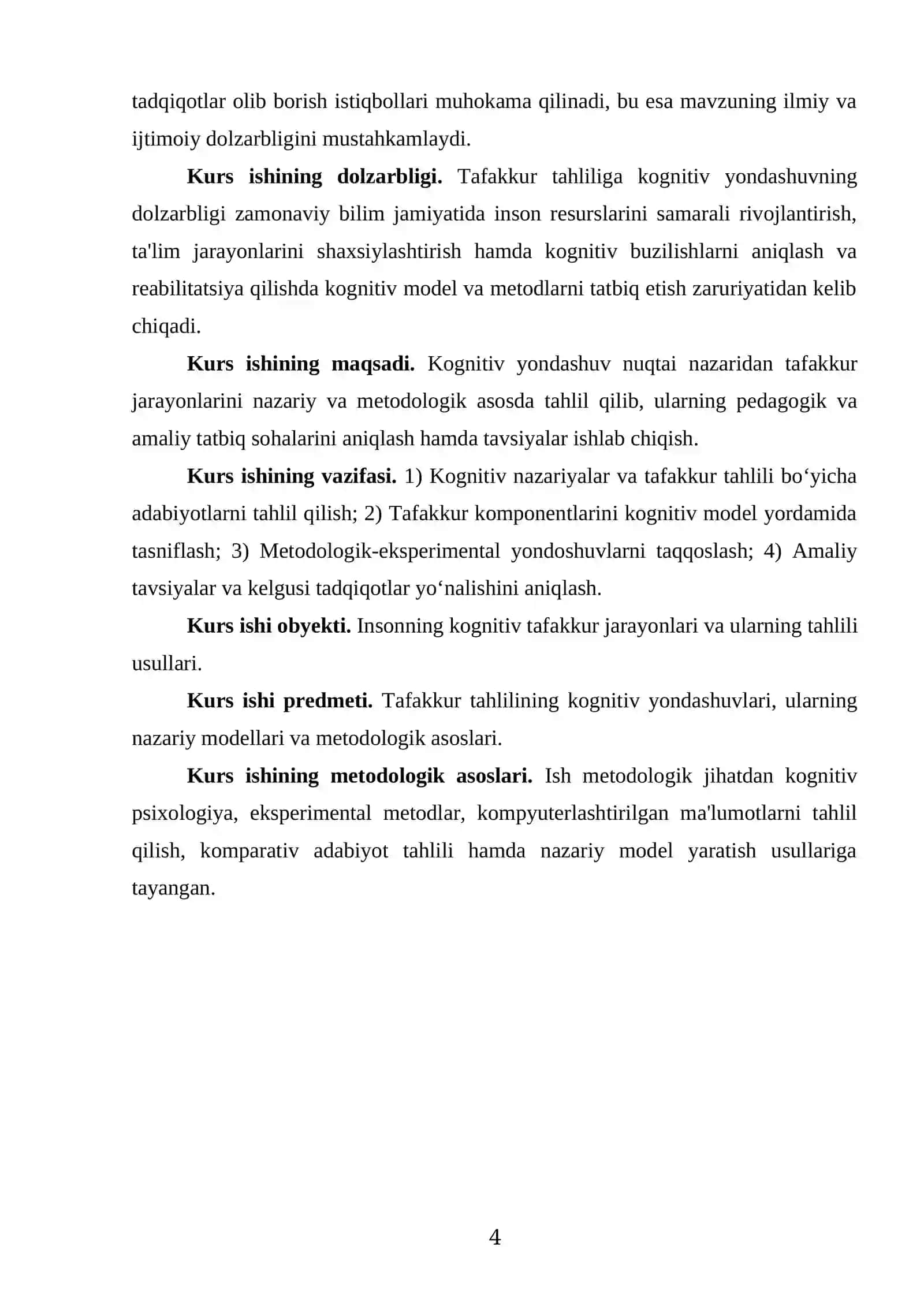 Kognitiv tafakkur tahlili 4