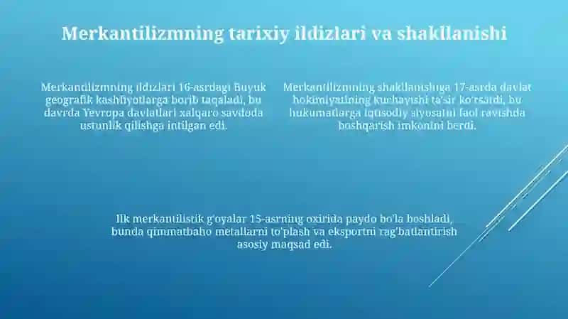Merkantelizm ta'limotining tarixiy taqdiri 4