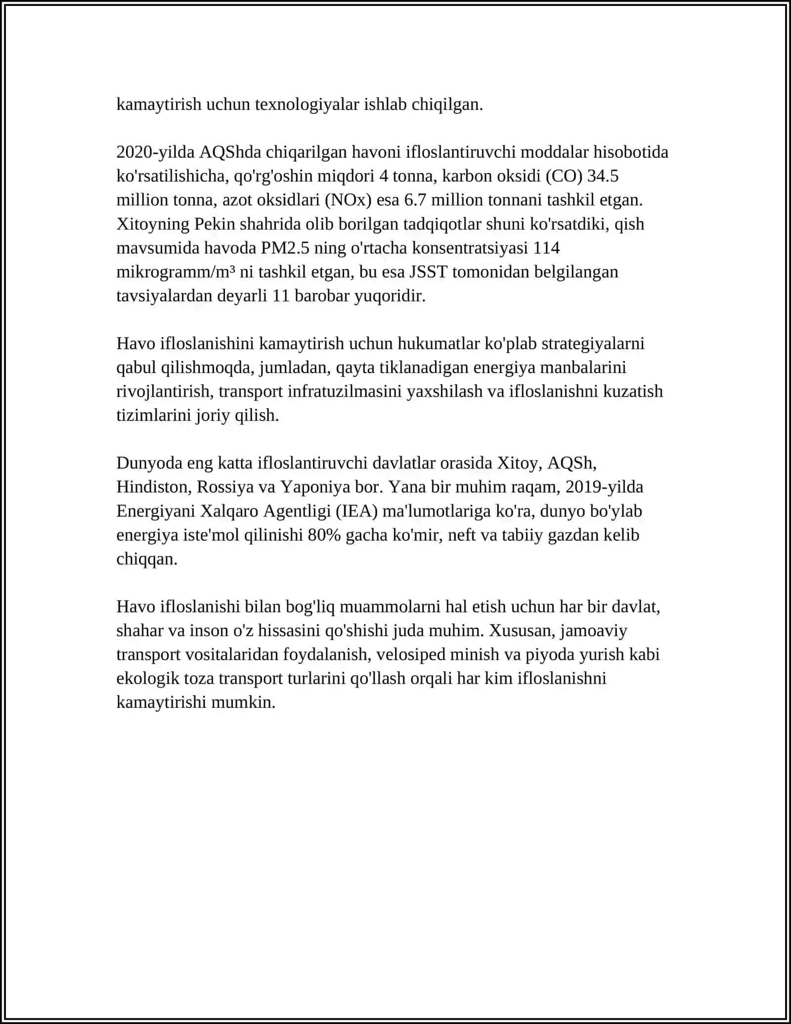 O'ZBEKISTON EKOLOGIK XARITASI 4