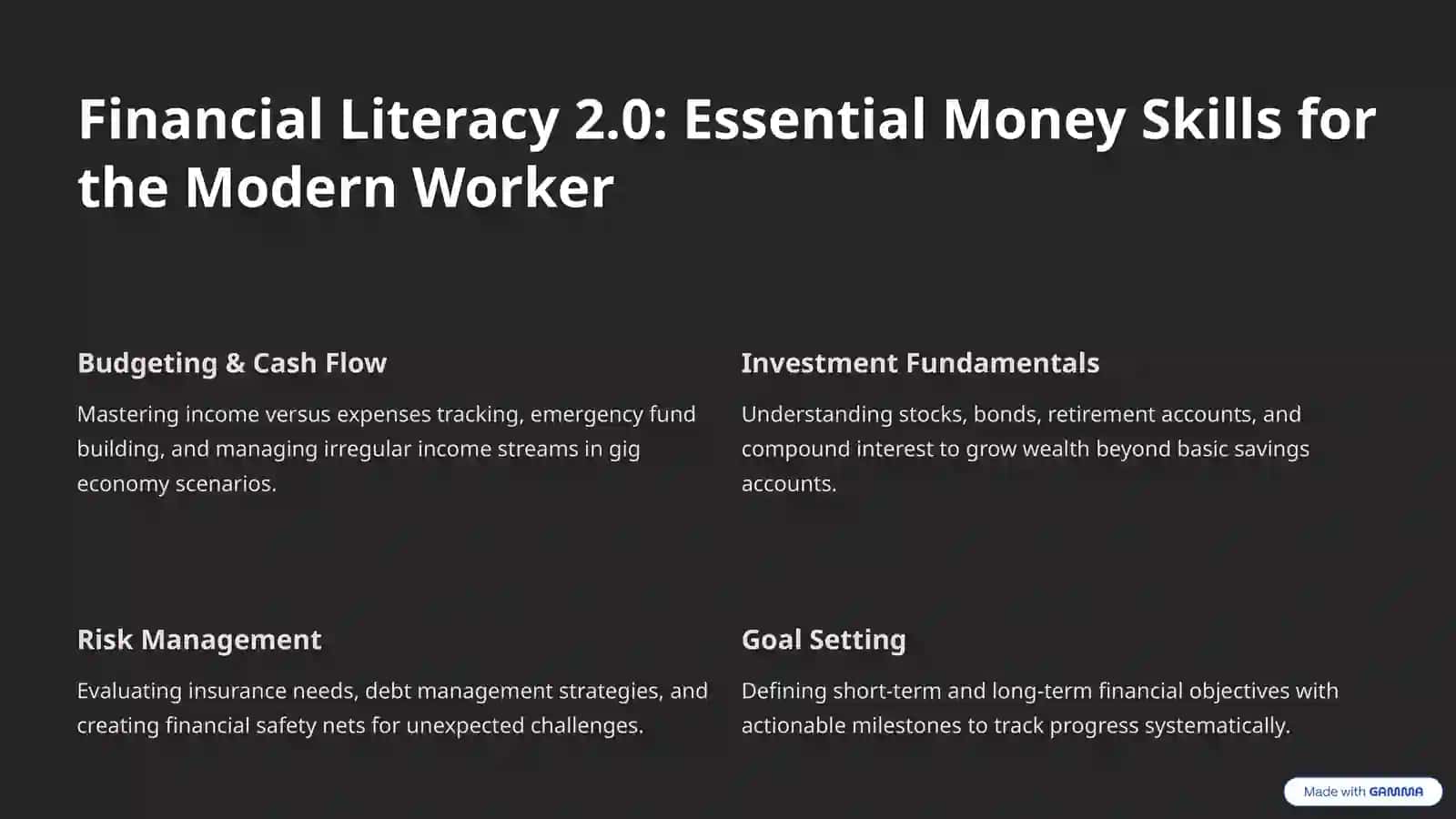 Future Careers: Money Skills & Satisfaction 4