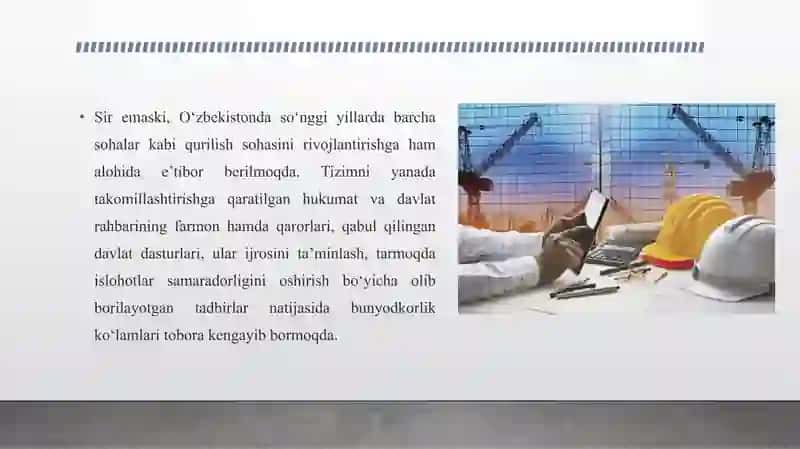 QURILISH IQTISODIYOTI 4