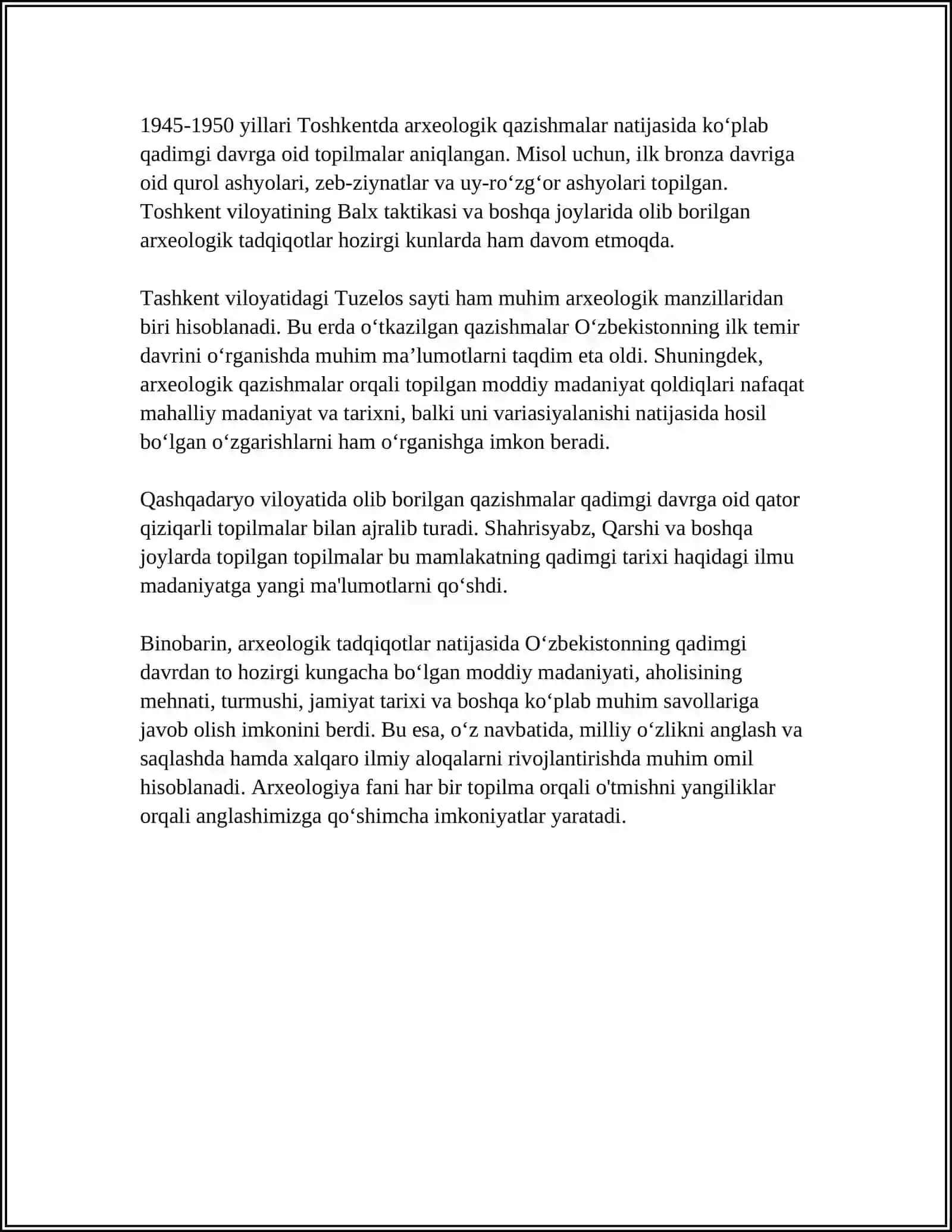 TARIXIY GEOGRAFIYANI O'RGANISHDA YORDAMCHI FANLAR 4