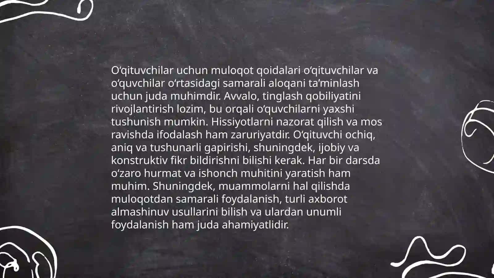 Pedagog faoliyatida muloqot madaniyati va psixologiyasi 4