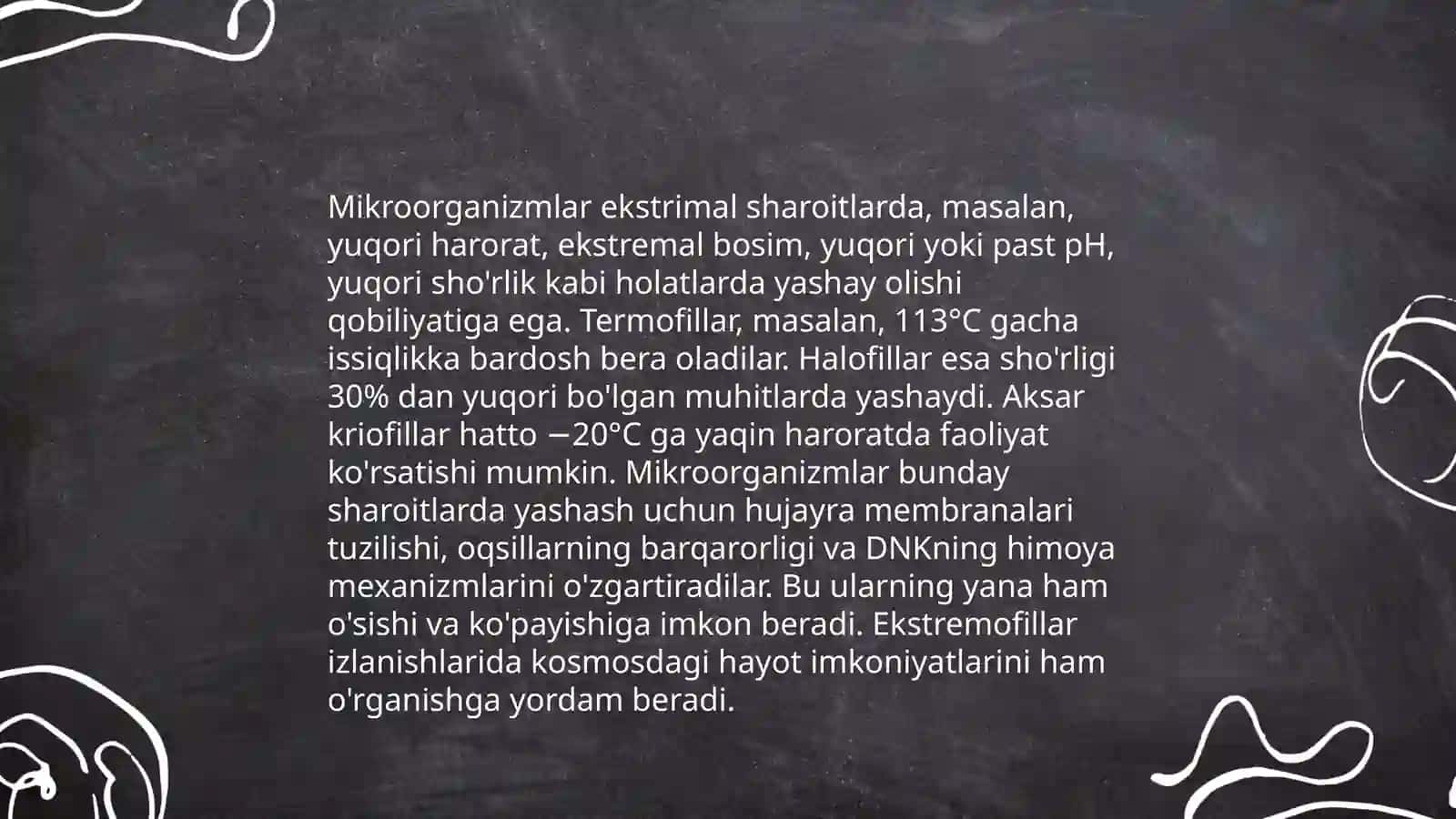Mikroorganizmlarning muhitga moslashuvi 4