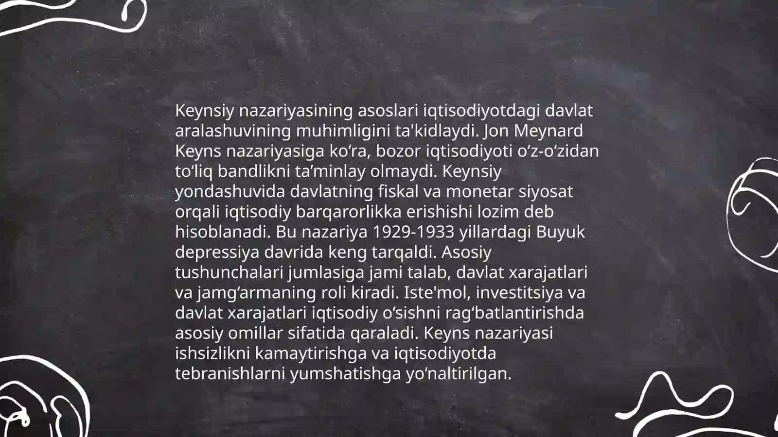 Keyns va keynschilik 4