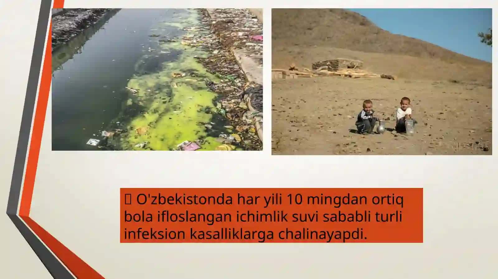 Ekologiyani asrash mavzusidagi slayd 4