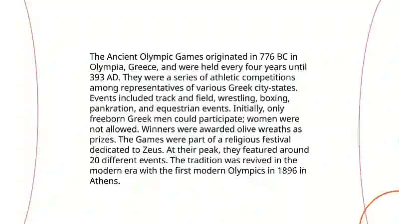 The Olympic games 4