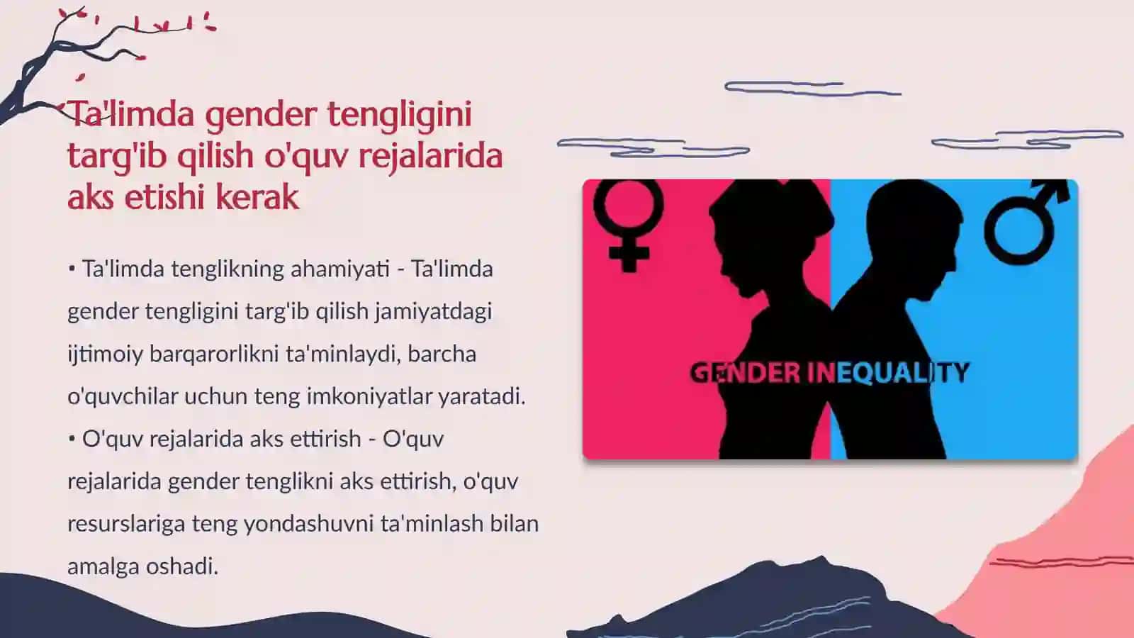 Gendir tengligi 4