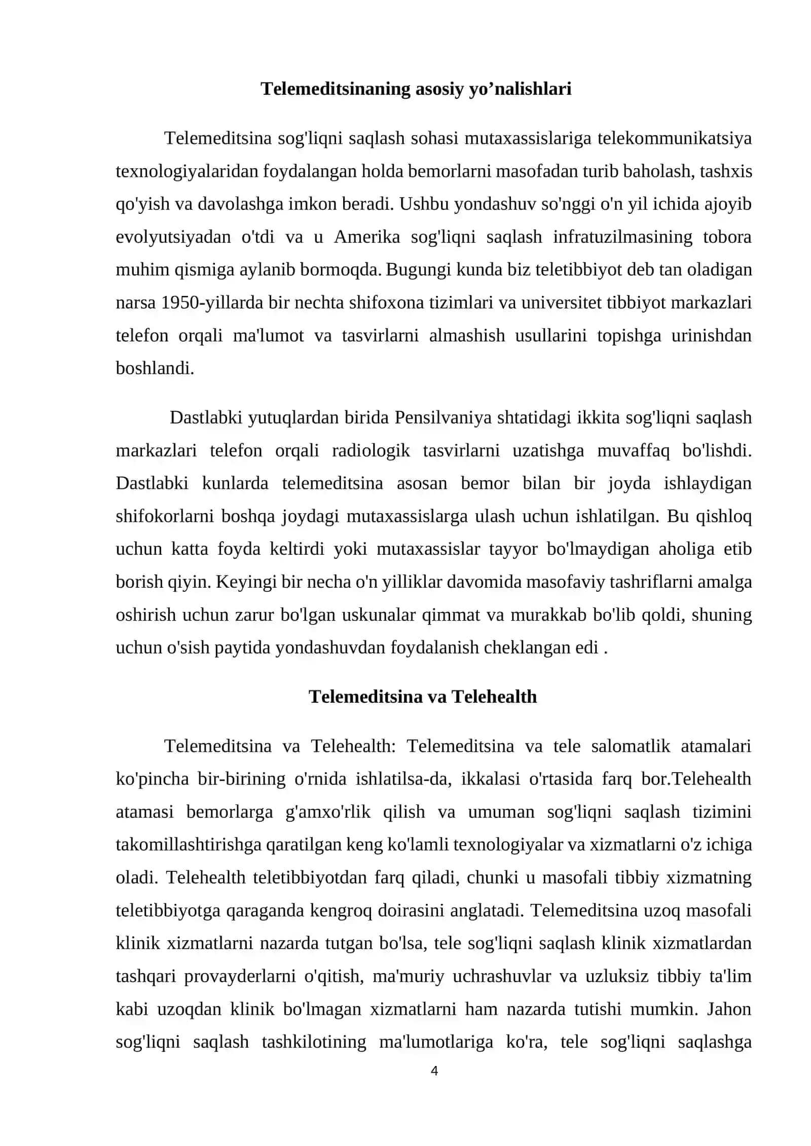 TELEMEDITSINA. UMUMIY TUSHUNCHA 4