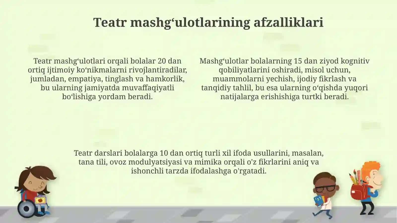 Aktyorlik mahoratini rivojlantirish 4
