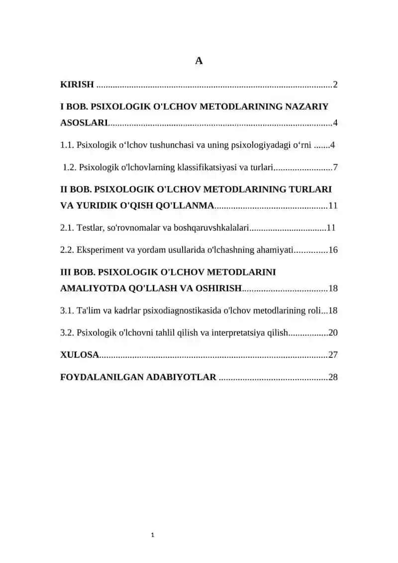 Psixologik olchov metodlari 4
