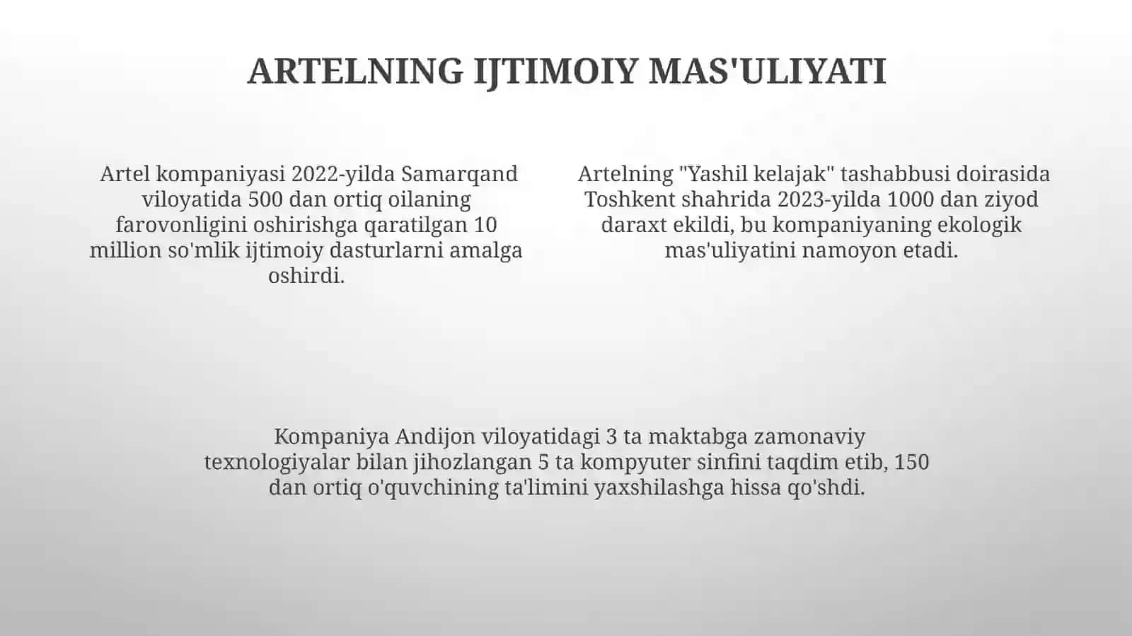 Artel kompaniyasi 4