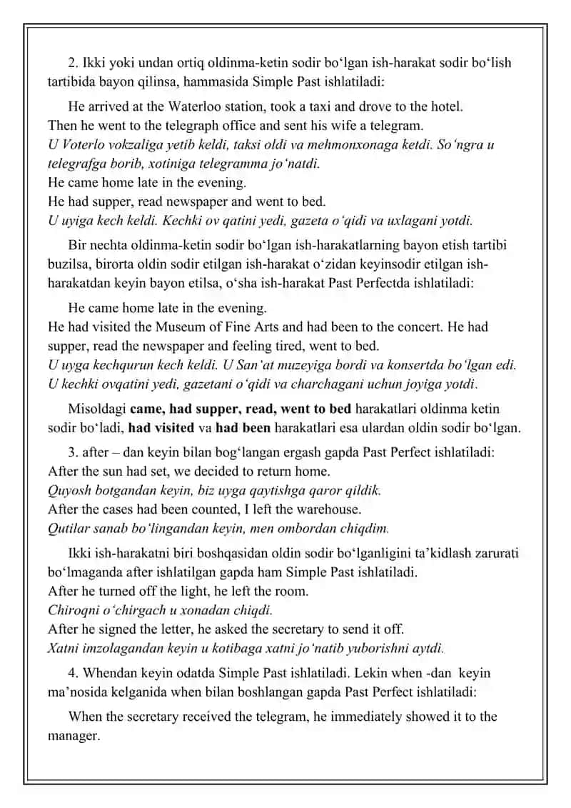 Perfect Tense 4