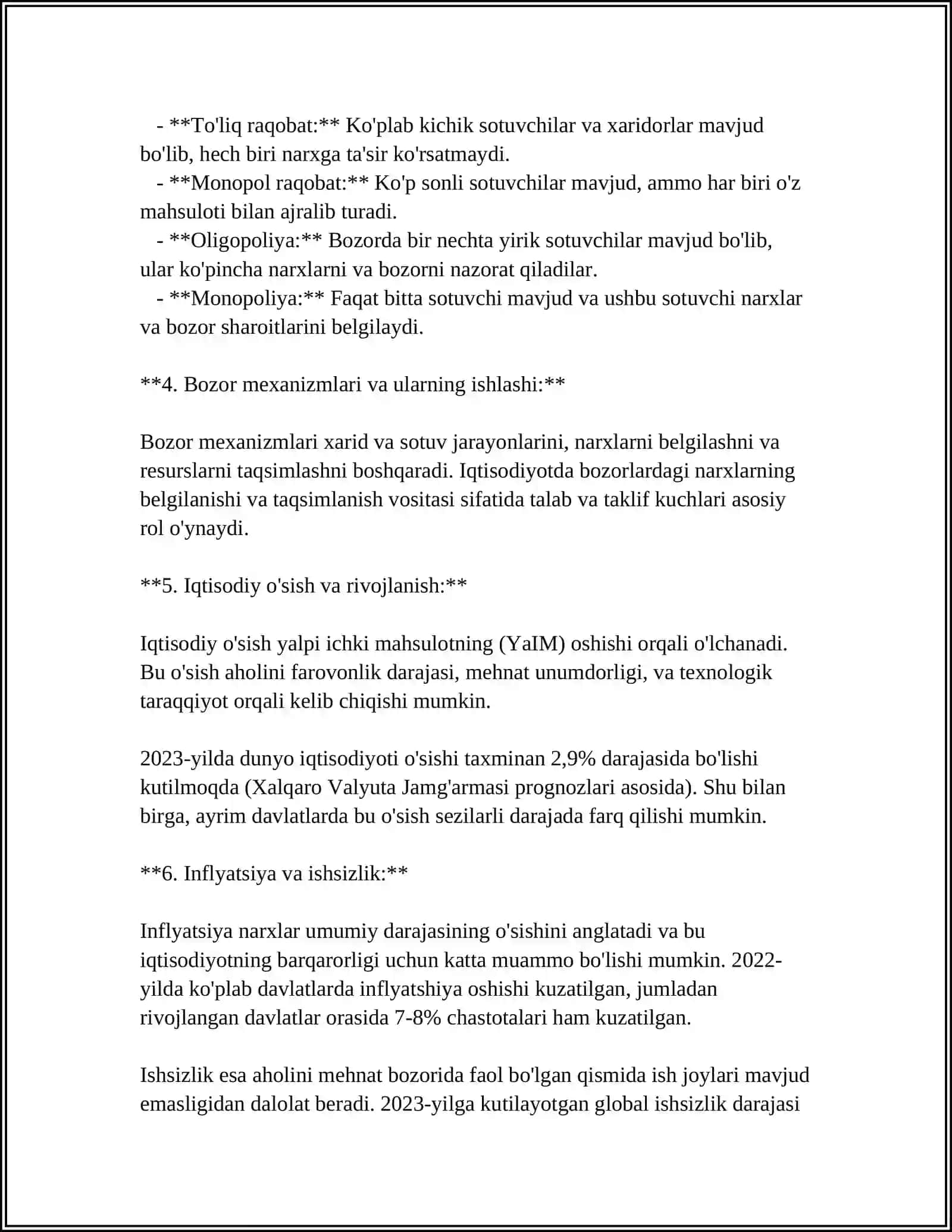 IQTISODIYOTGA KIRISH 4
