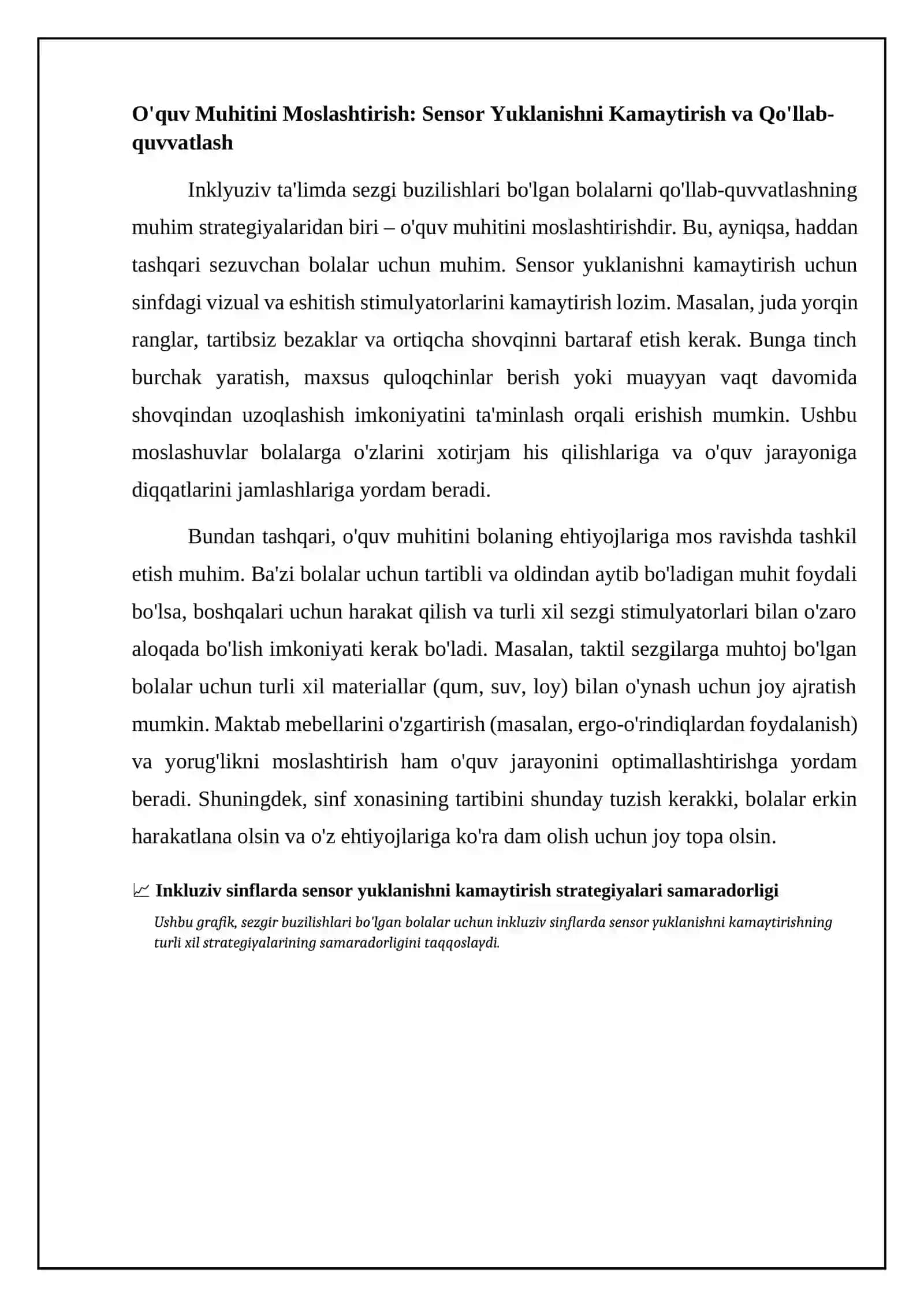 SENSOR NUQSONLI BOLALARNI INKLYUZIV TA’LIM SHAROITIDA O’QITISH VA TARBIYALASH 4