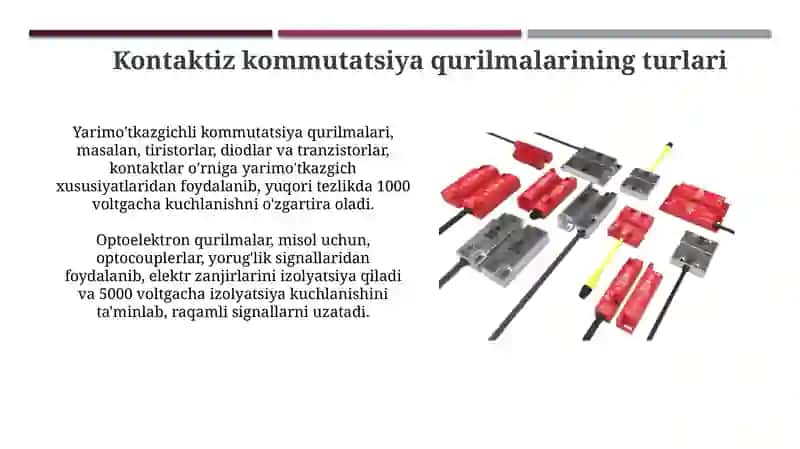 Kontaksiz kommutatsiya qurilmalar 4
