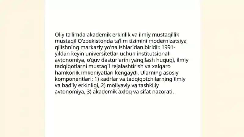 Mustaqil Oʻzbekistonda taʼlim va fikr 4