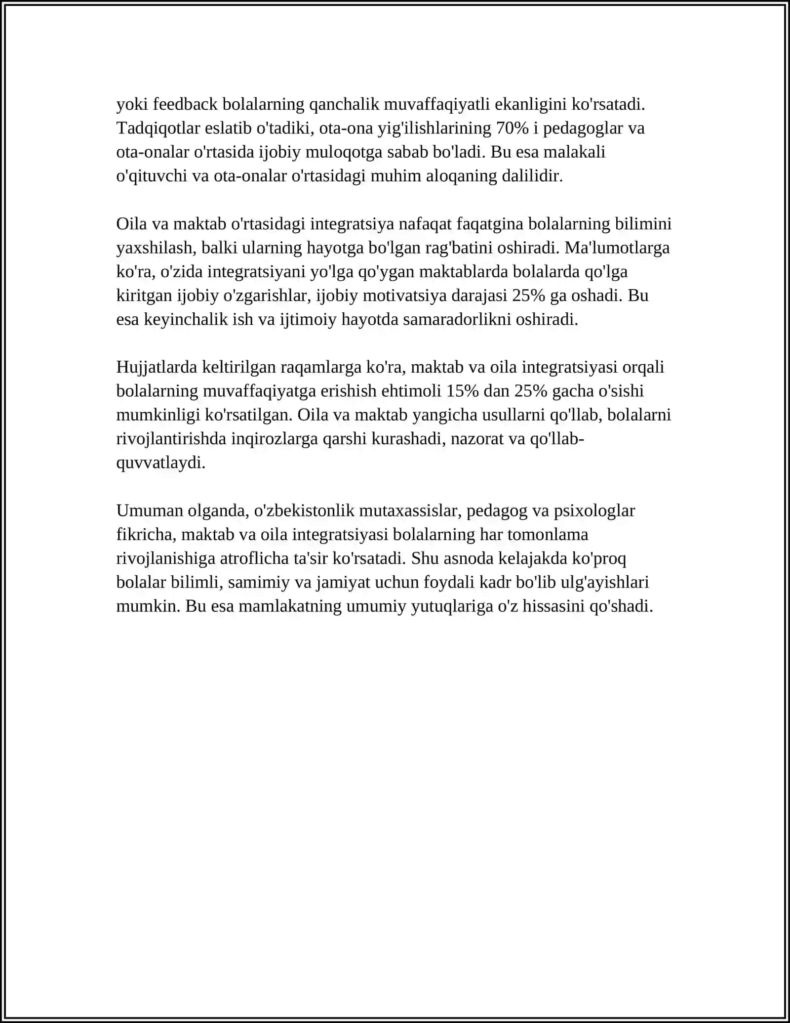 MAKTAB VA OILA INTEGRATSIYASI 4