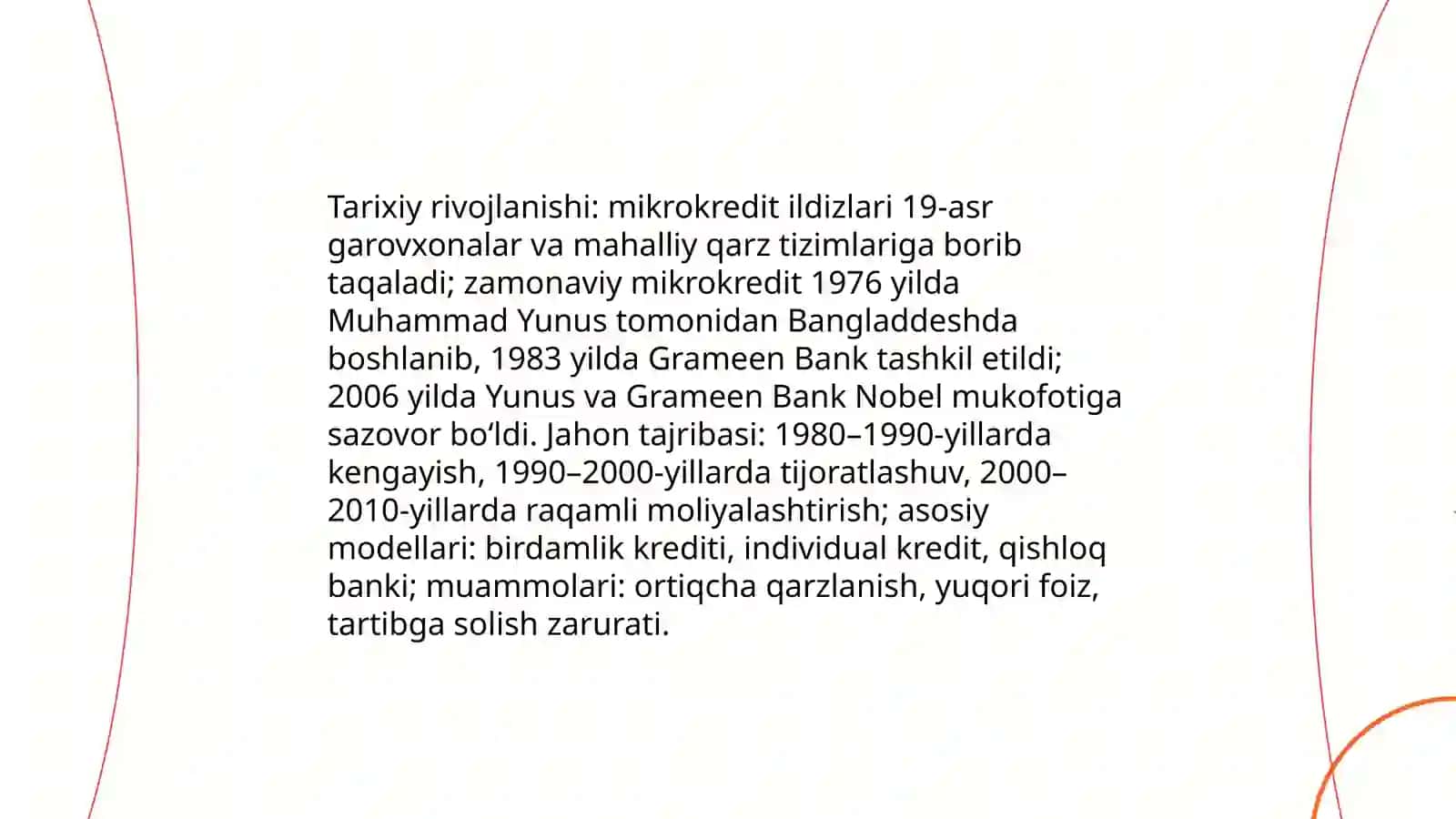 Mikrokredit va uning iqtisodiyotdagi ahamiyati 4