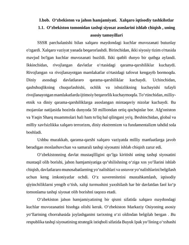 O'ZBEKISTONNING G'ARB MAMLAKATLARI BILAN ALOQALARI 4