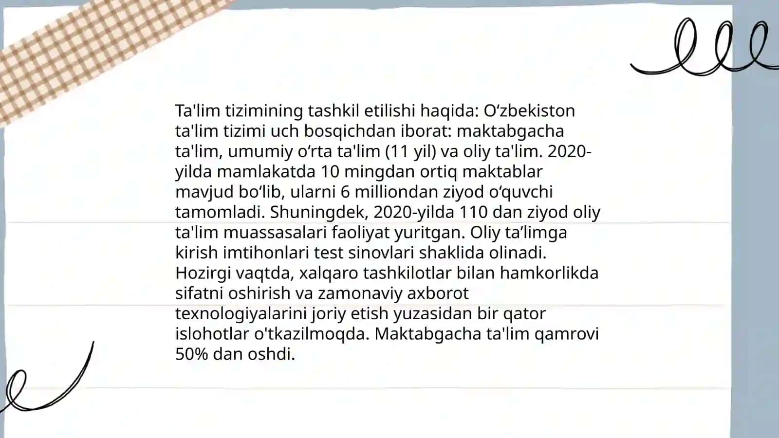 Ta'lim siyosati va strategiyalari 4