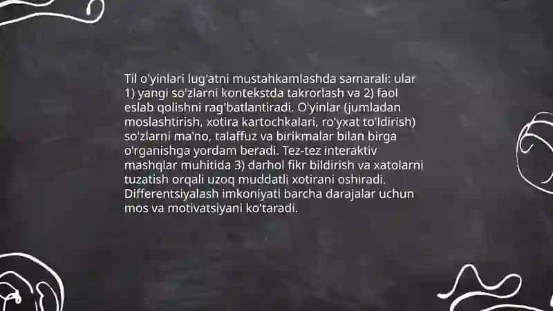 Til o'yinlarining talabalar motivatsiyasiga ta'siri 4