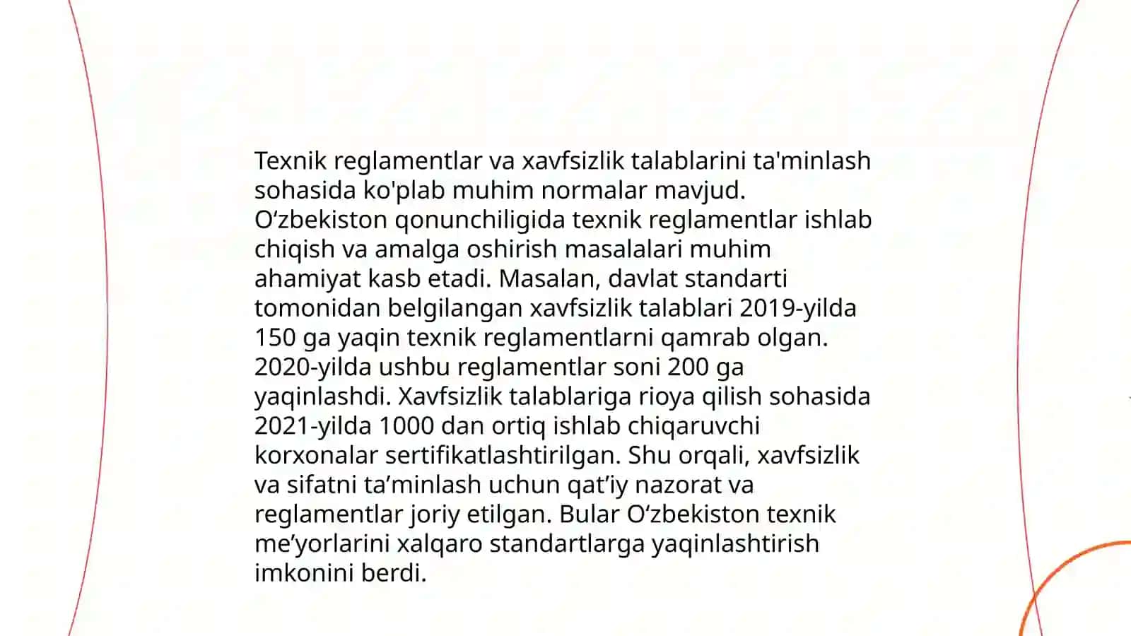 Texnik reglamentlar va ular ishlab chiqarish 4