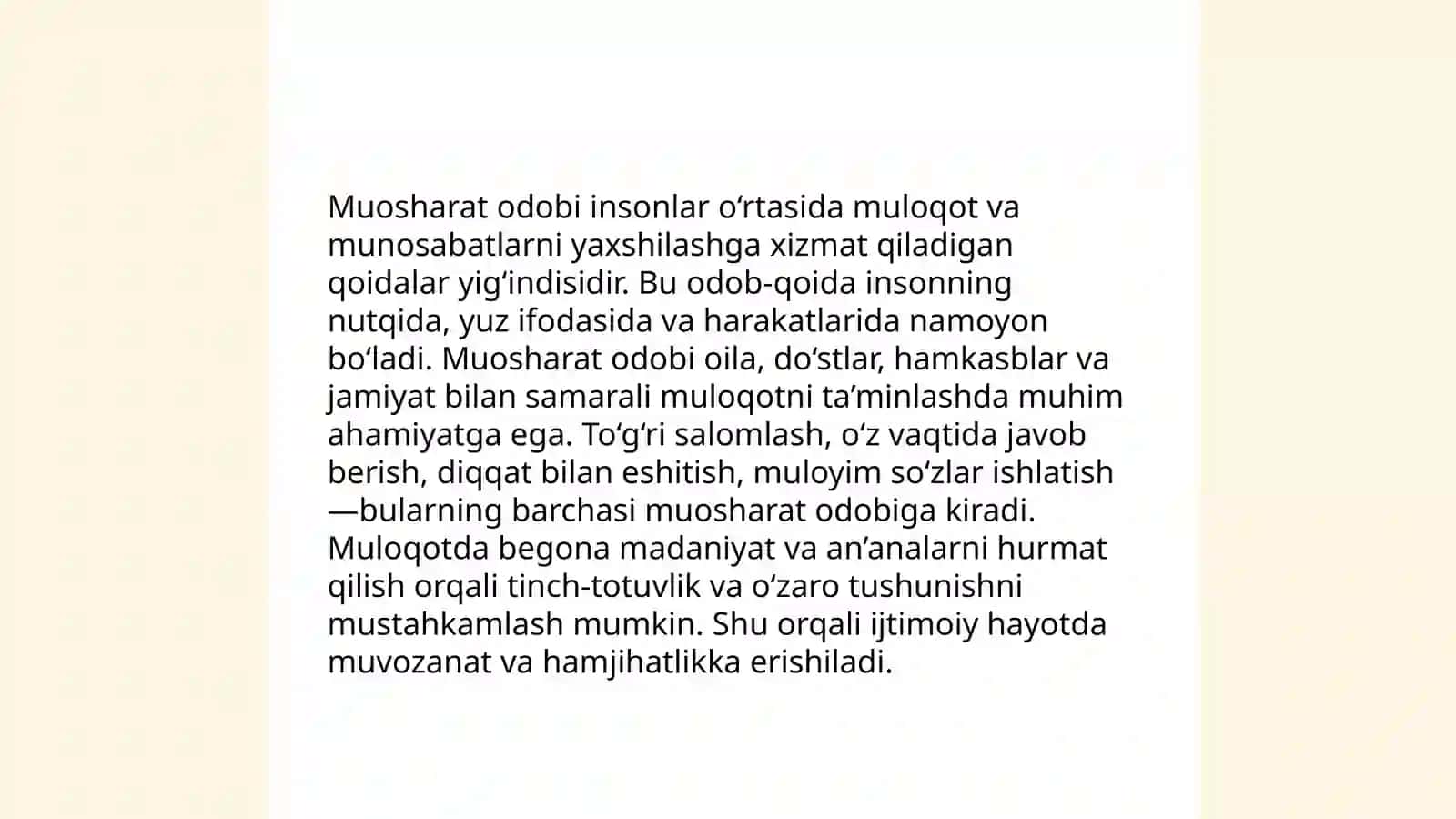 Sharqona tarbiya va muosharat odobining muloqotga ta'siri 4
