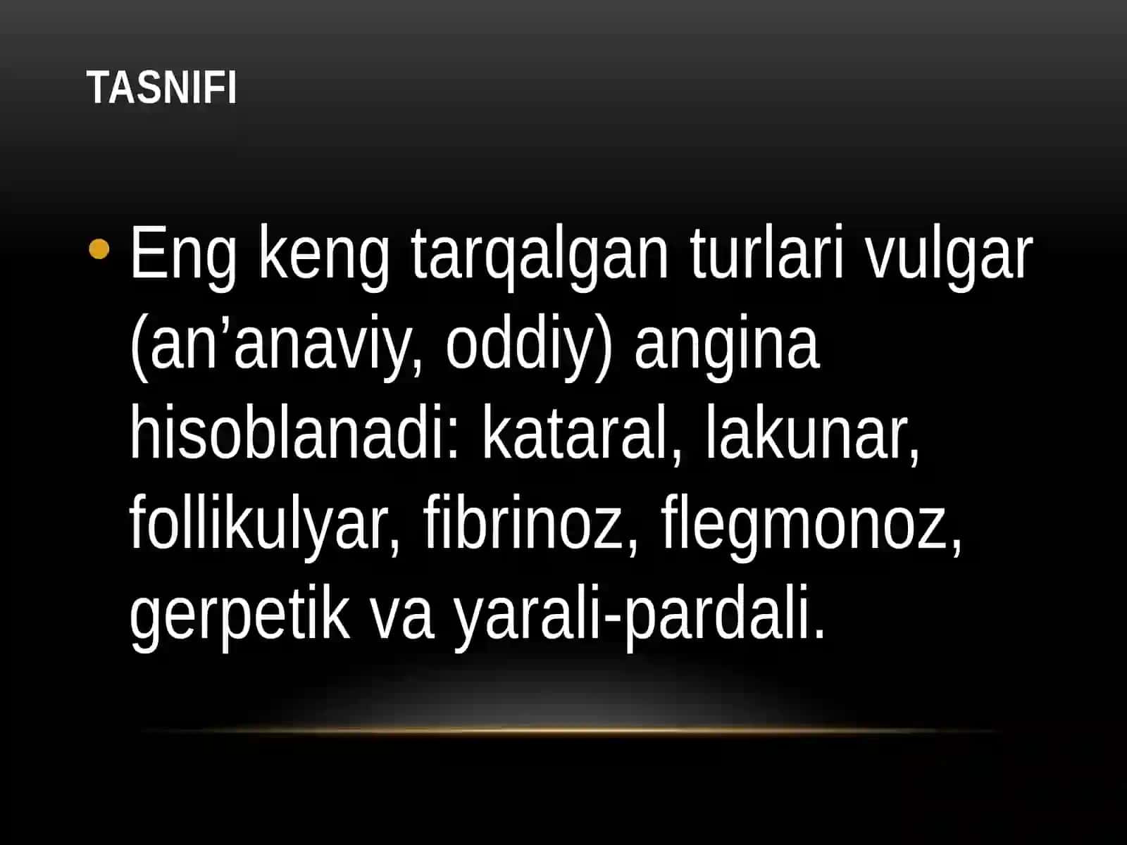 O’TKIR TONZILLIT (ANGINA) 4