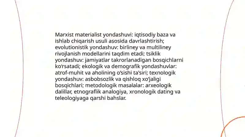 Ibtidoiy jamoa tuzumi va uning davrlashtirish masalalari 4