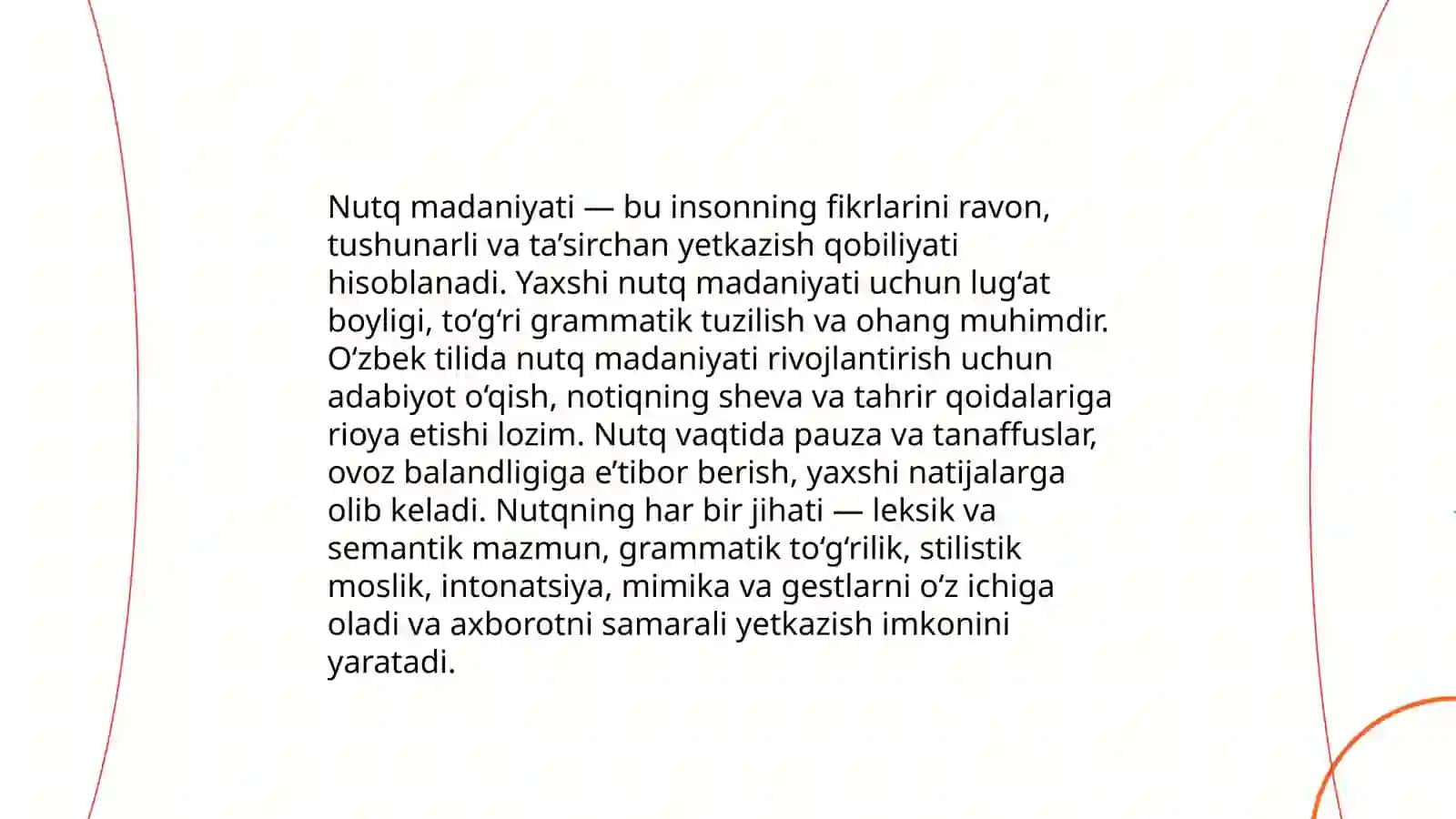 Nutqning kommunikativ belgilari 4