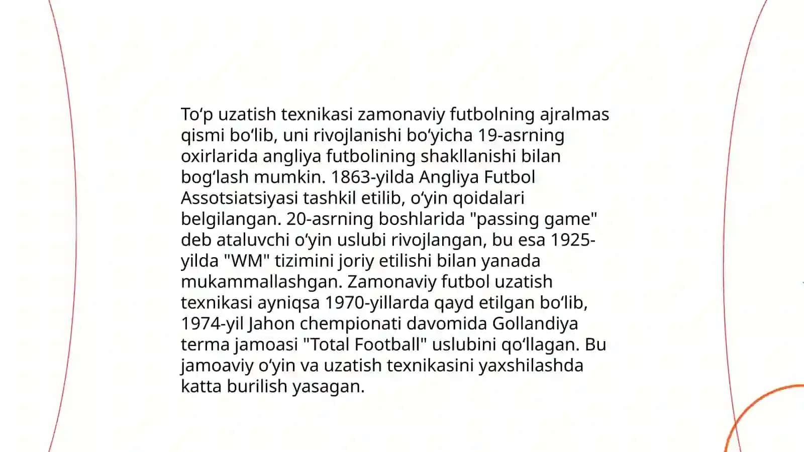 Toʻp uzatish texnikasiga oʻrgatish 4