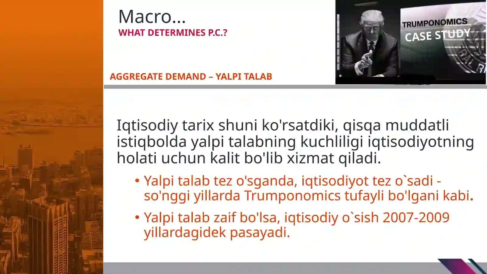 Yalpi Talab va Taklif 4