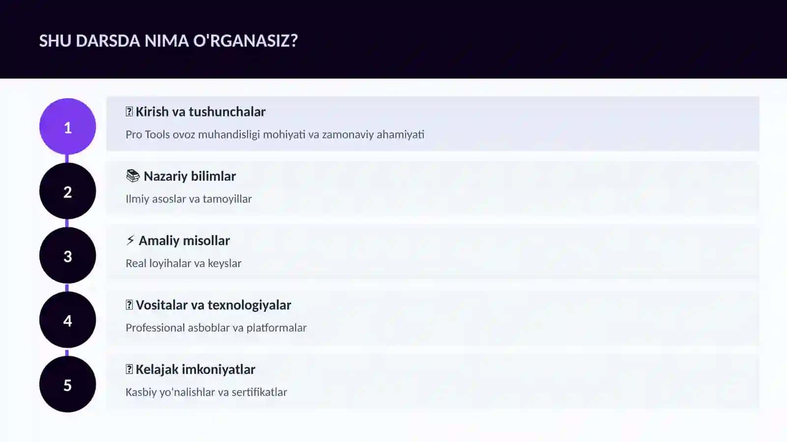 Pro Tools ovoz muhandisligi 4