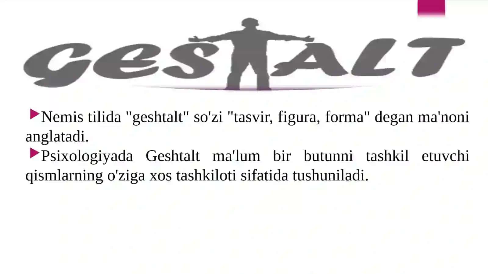 GESHTALT PSIXOLOGIYASI 4