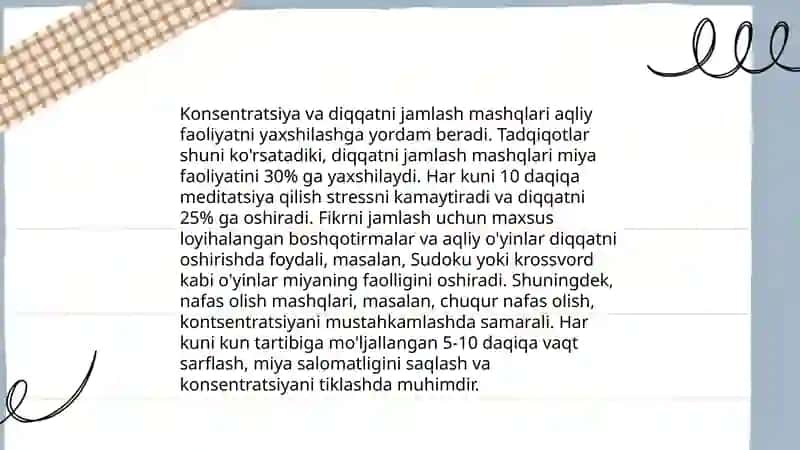 Gap ustida ishlash mashqlari turlari 4