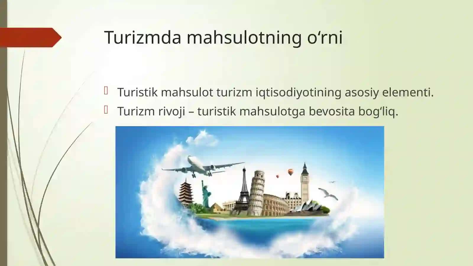 Turistik mahsulot sohasida tushuncha va uning turlari 4