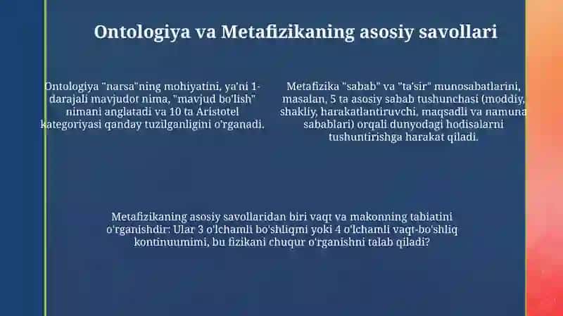 Borliq falsafasi 4