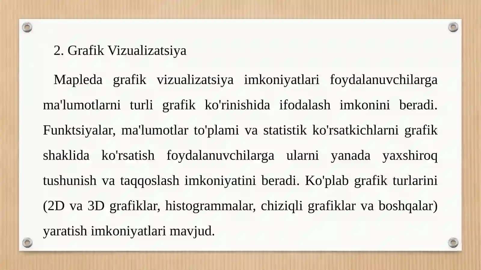 Mapledagrafik pakeatlarni imkoniyatlari 4