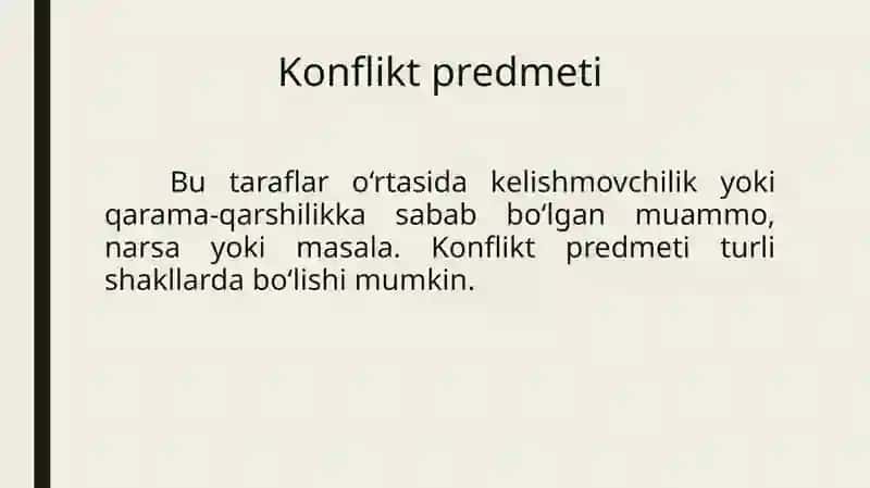 Konfliktlarning tabiati va turlari 4