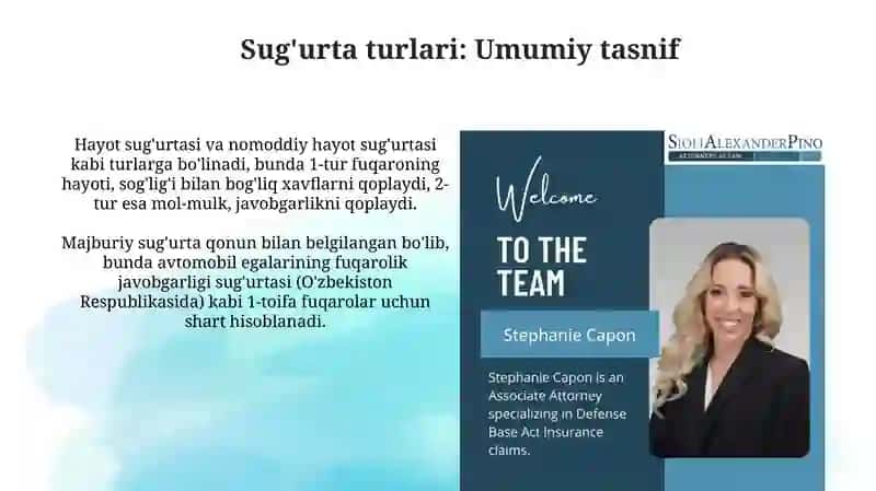 Sug’urtaning huquqiy asoslari 4