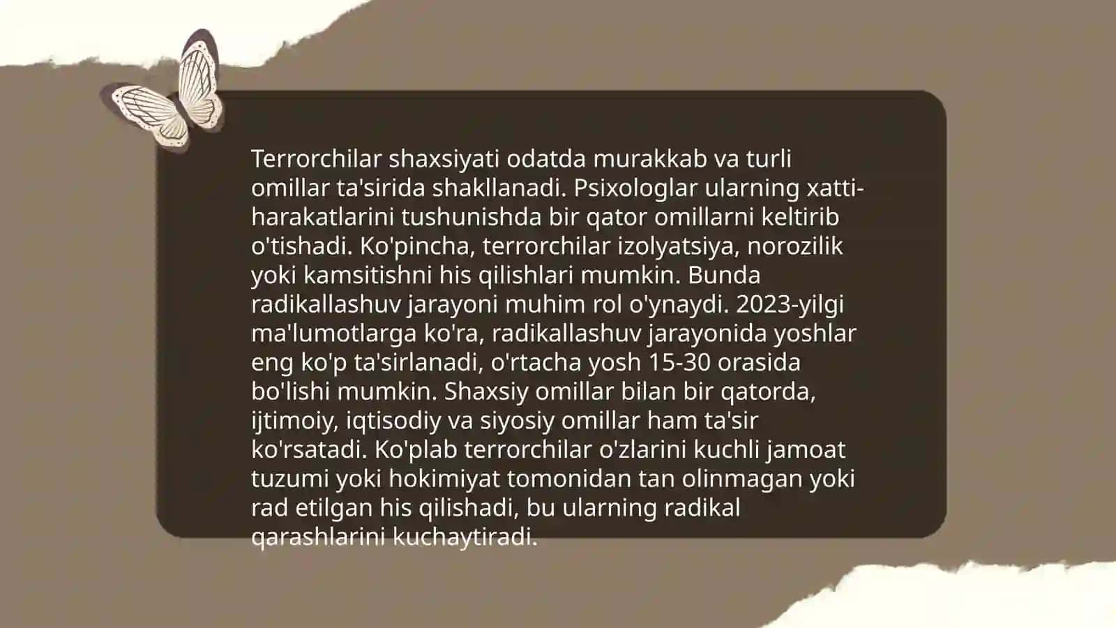Terrorizmning psixologik jihatlari 4