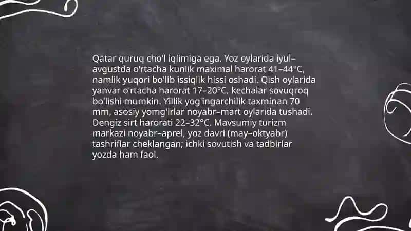 Qatar davlat turizm geografiyasi 4